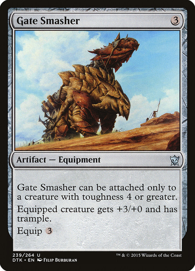 MTG Card Title: Gate Smasher DTK/239