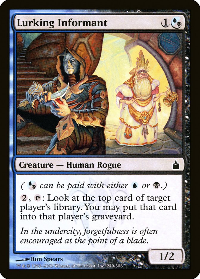 MTG Card Title: Lurking Informant RAV/249
