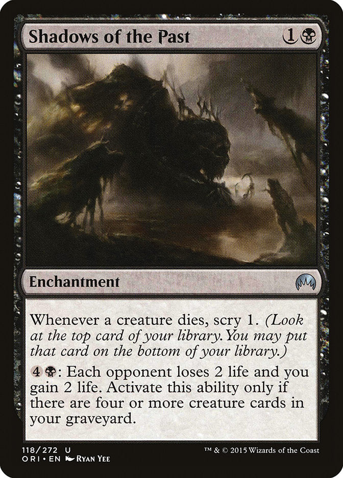 MTG Card Title: Shadows of the Past ORI/118