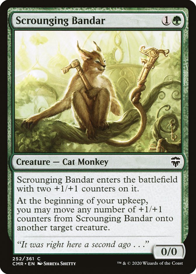 MTG Card Title: Scrounging Bandar CMR/252