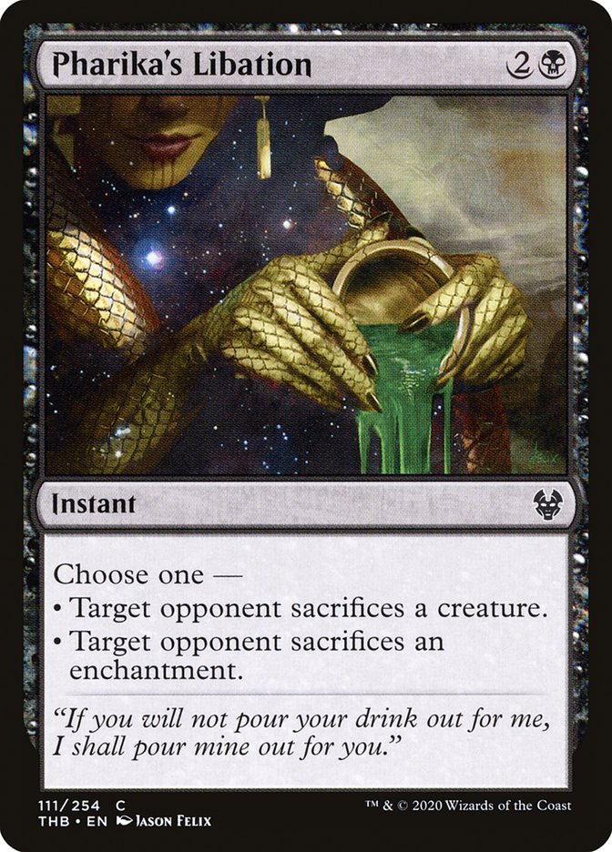 MTG Card Title: Pharika's Libation THB/111