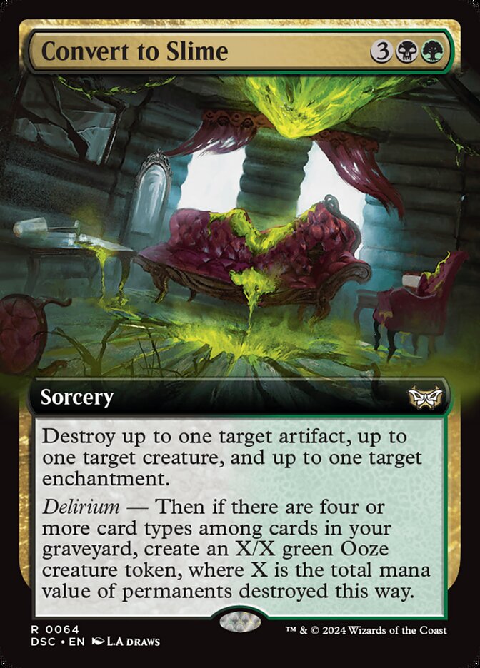 MTG Card Title: Convert to Slime DSC/64