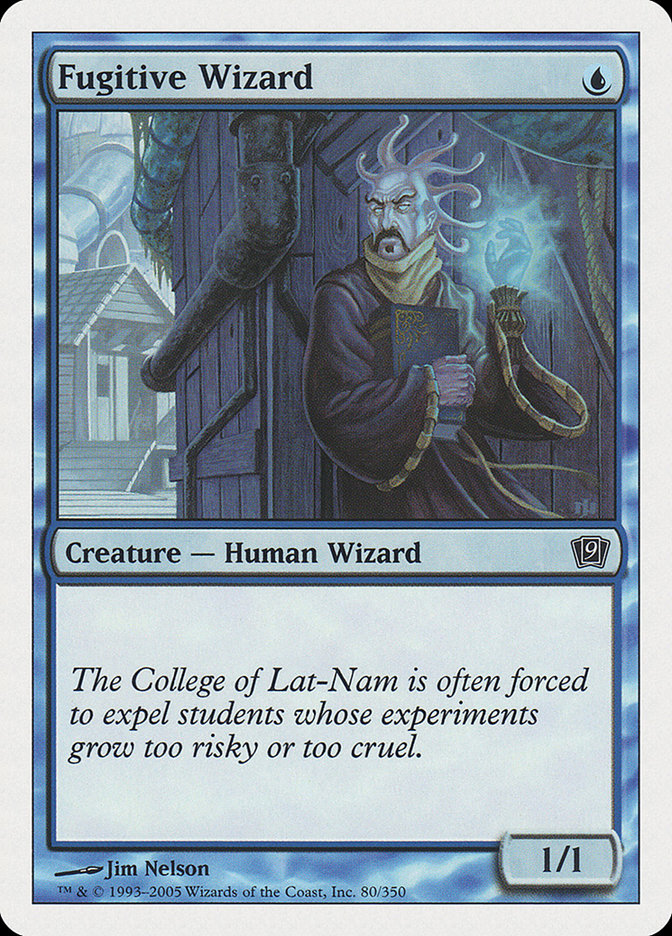 MTG Card Title: Fugitive Wizard 9ED/80