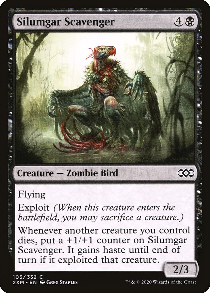 MTG Card Title: Silumgar Scavenger 2XM/105