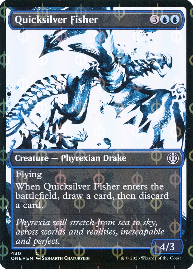 MTG Card Title: Quicksilver Fisher ONE/430