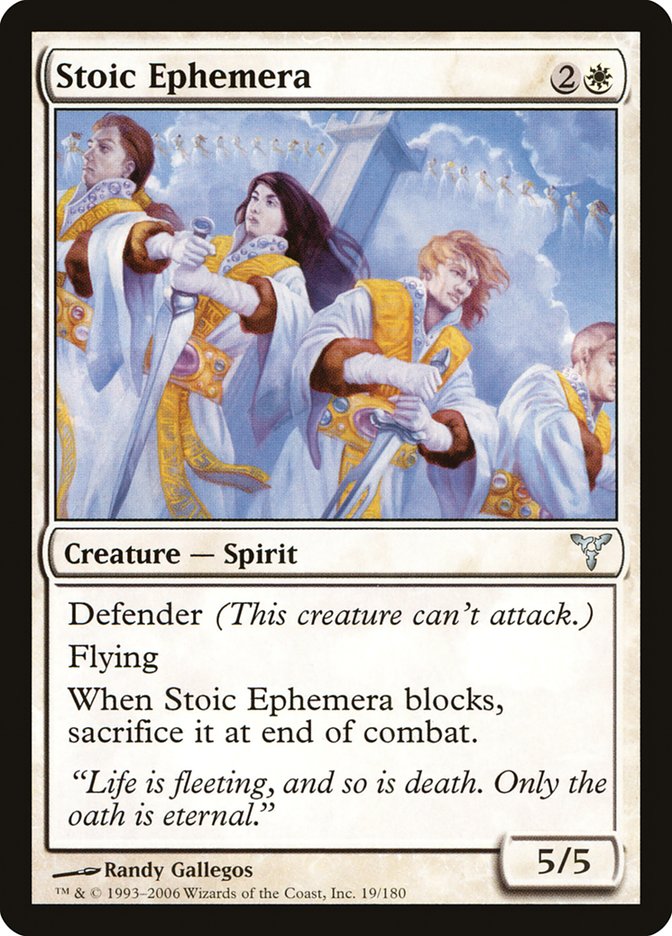 MTG Card Title: Stoic Ephemera DIS/19