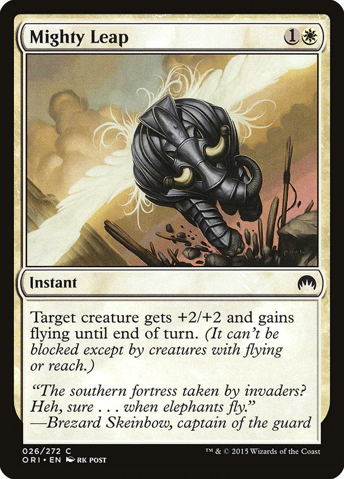 MTG Card Title: Mighty Leap ORI/26