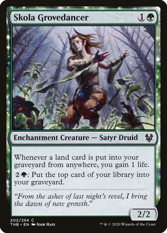 MTG Card Title: Skola Grovedancer THB/202