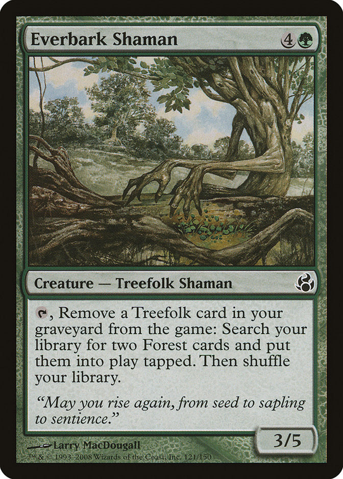 MTG Card Title: Everbark Shaman MOR/121