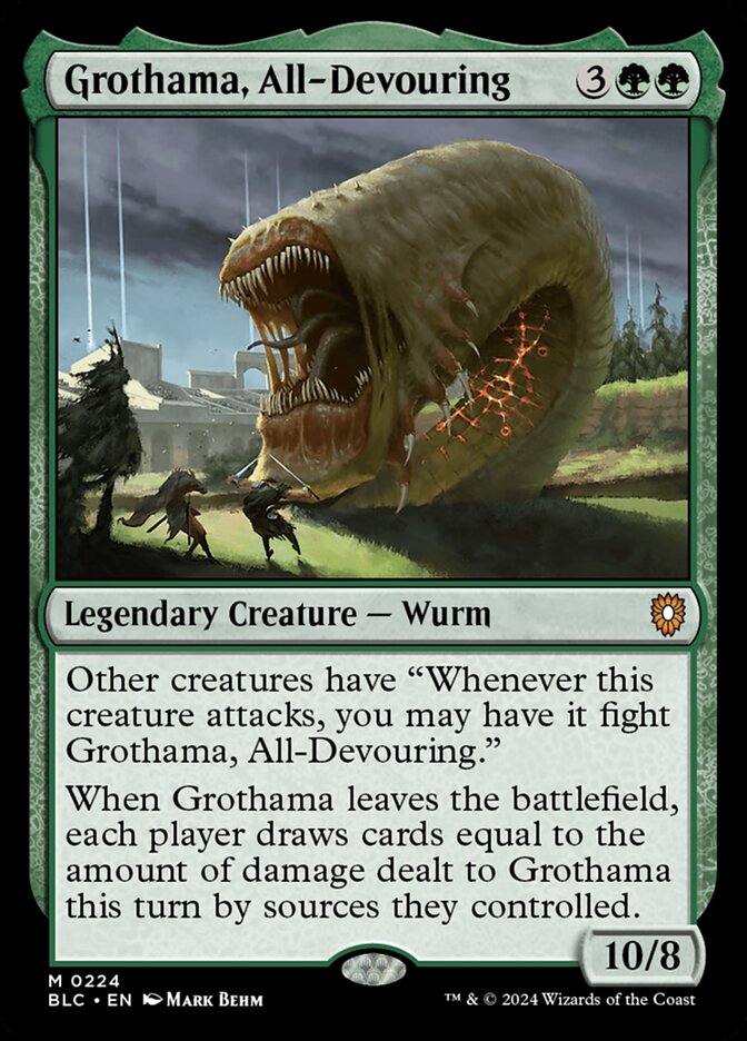 MTG Card Title: Grothama, All-Devouring BLC/224