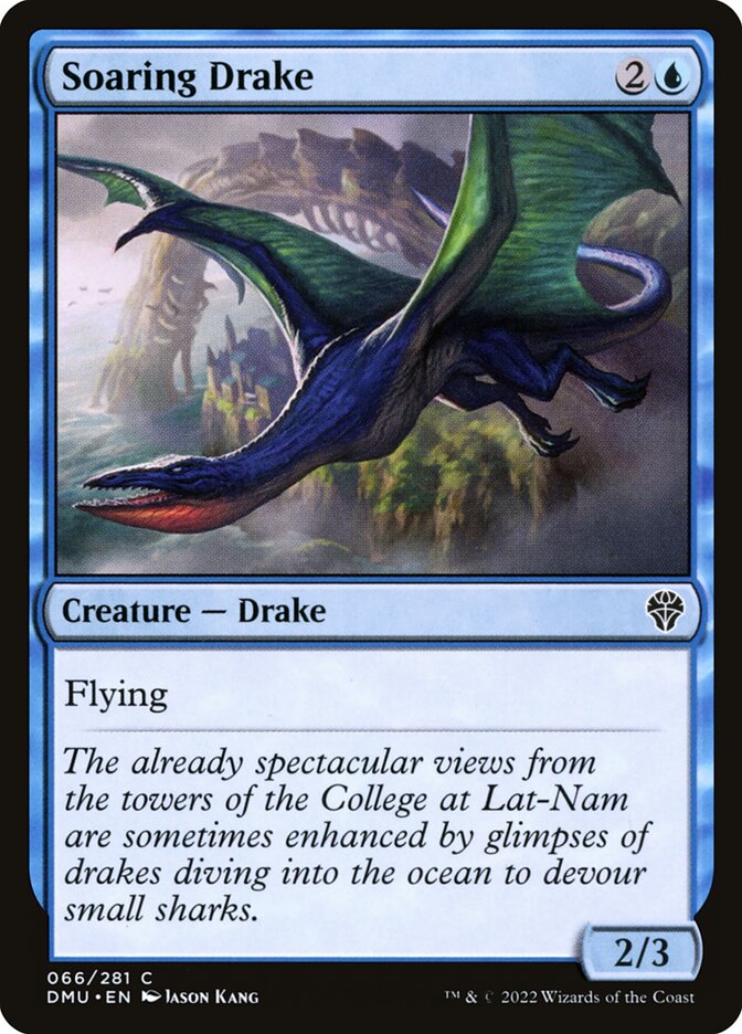 MTG Card Title: Soaring Drake DMU/66