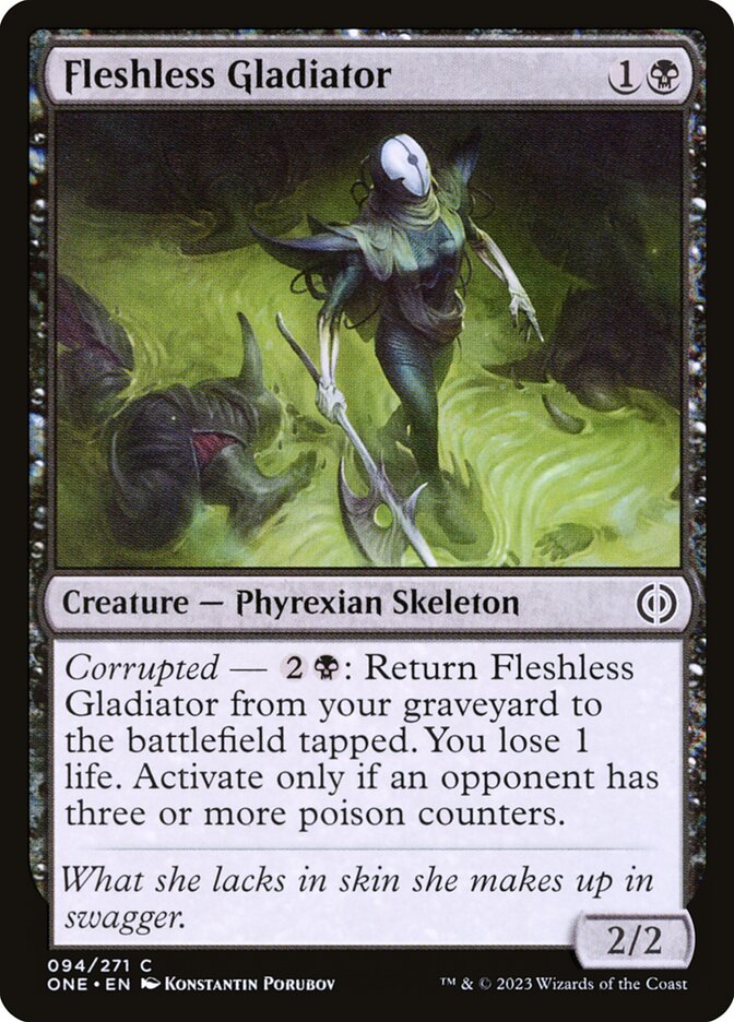 MTG Card Title: Fleshless Gladiator ONE/94