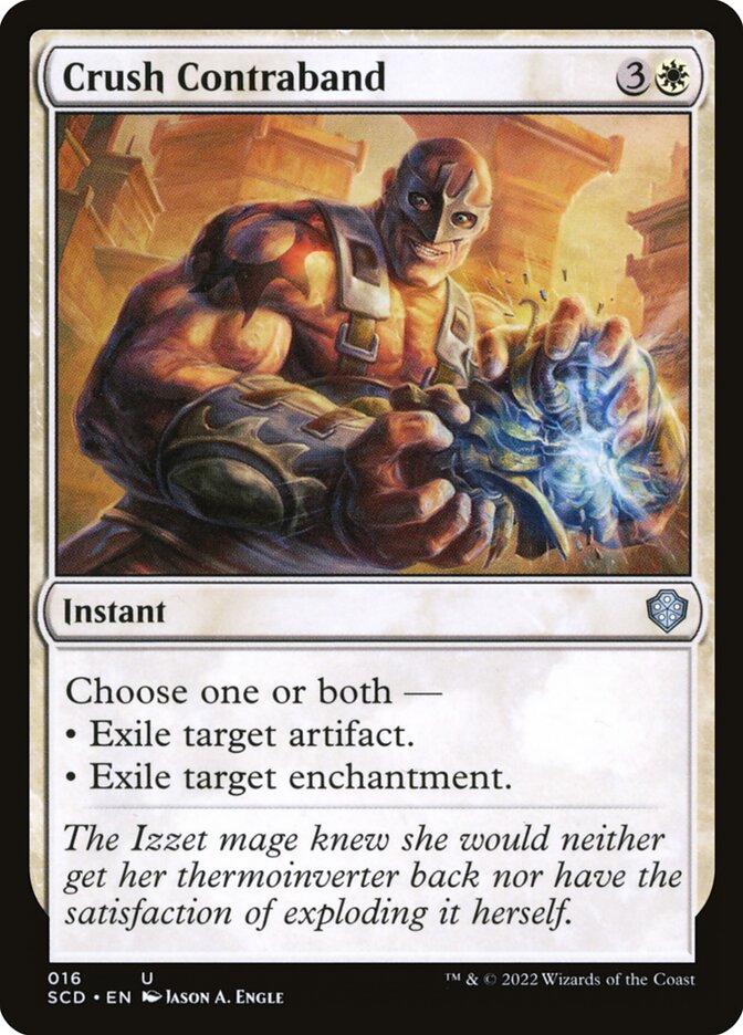 MTG Card Title: Crush Contraband SCD/16