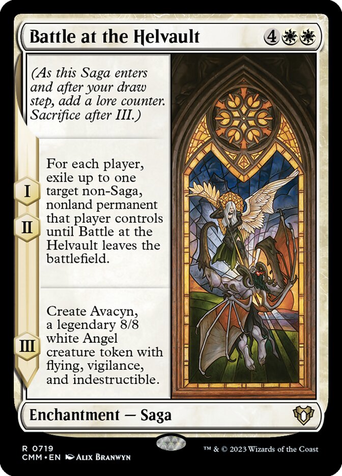 MTG Card Title: Battle at the Helvault CMM/719