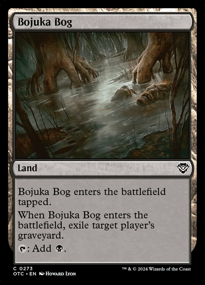 MTG Card Title: Bojuka Bog OTC/273