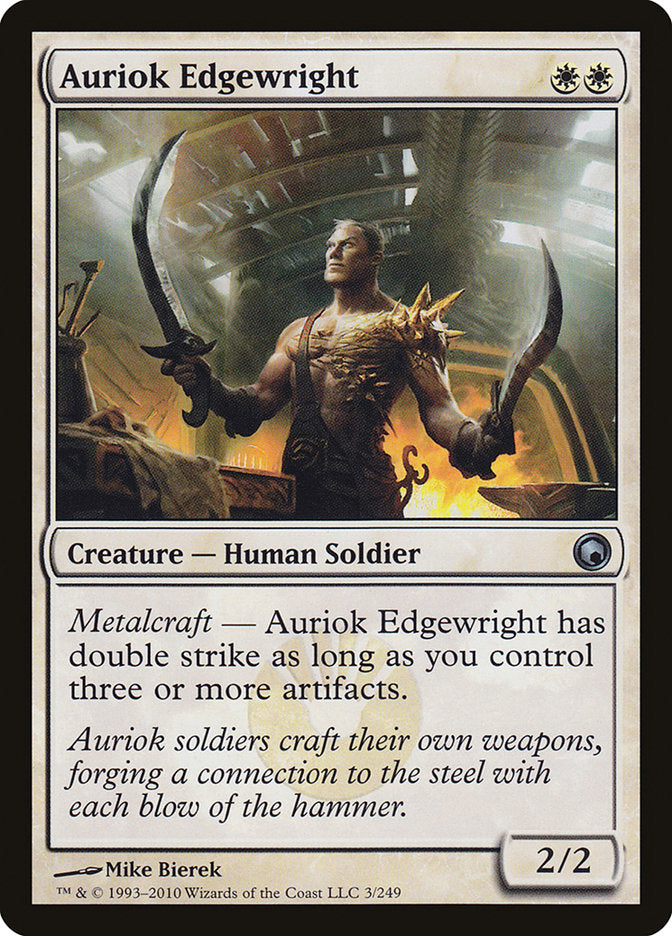 MTG Card Title: Auriok Edgewright SOM/3