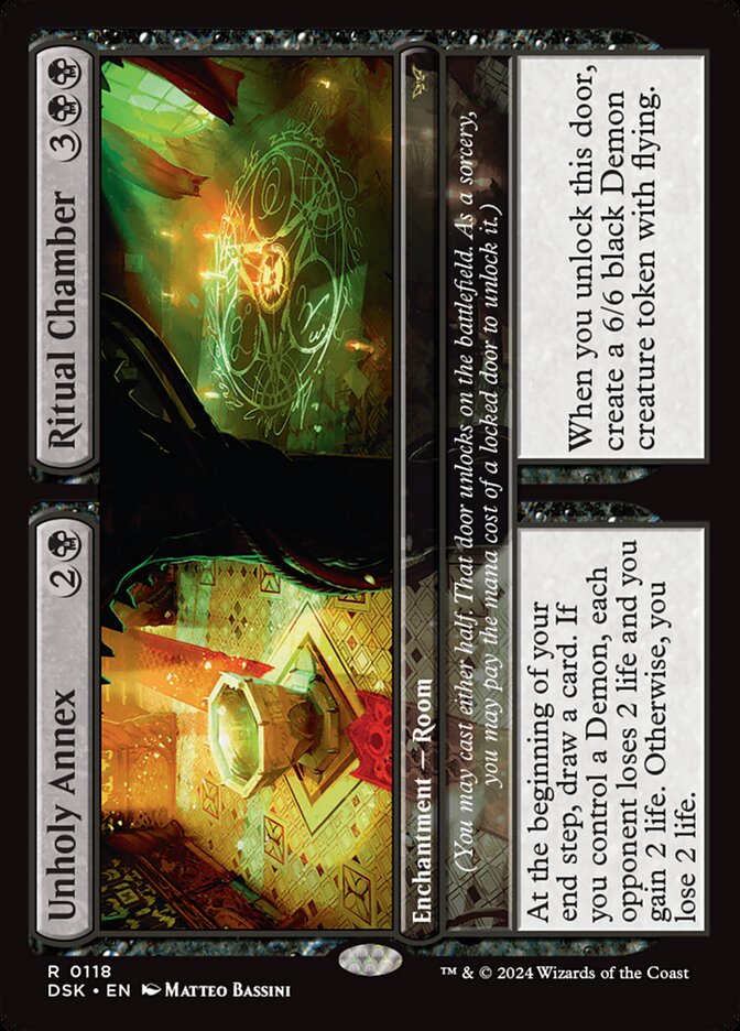 MTG Card Title: Unholy Annex // Ritual Chamber DSK/118