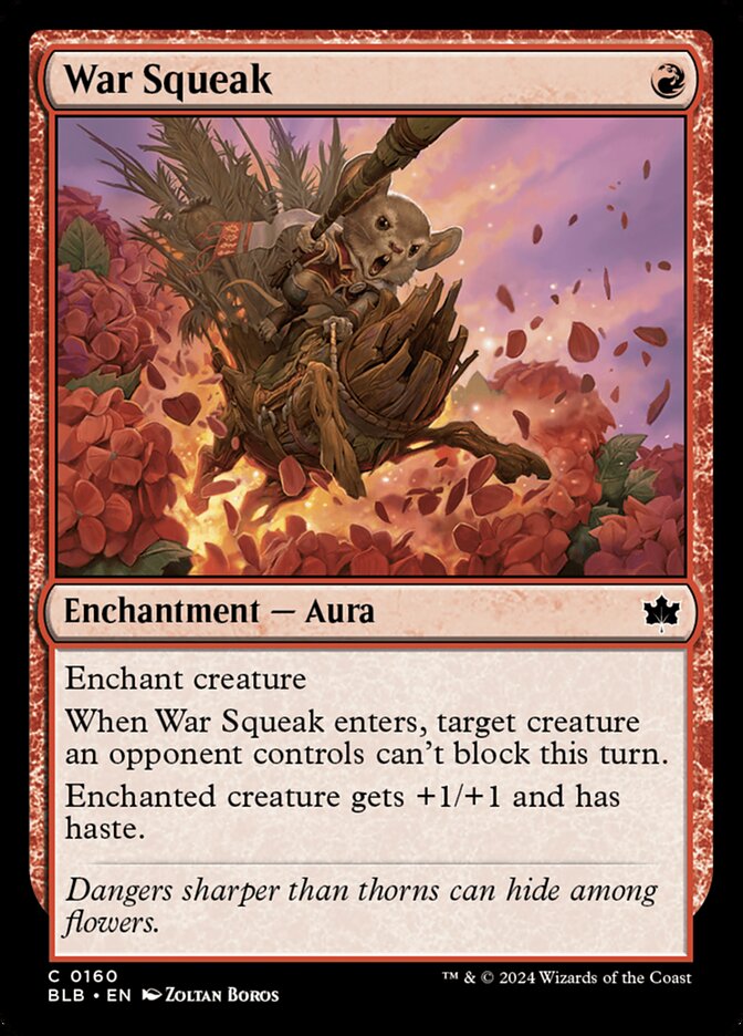 MTG Card Title: War Squeak BLB/160