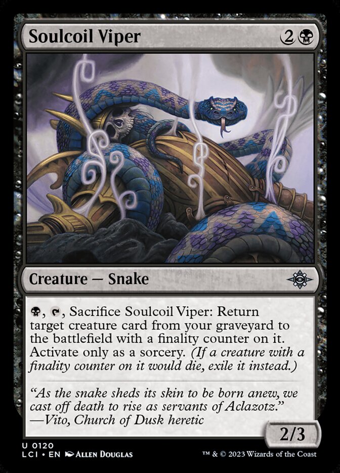 MTG Card Title: Soulcoil Viper LCI/120