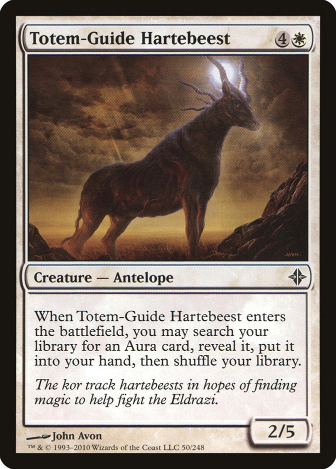 MTG Card Title: Totem-Guide Hartebeest ROE/50