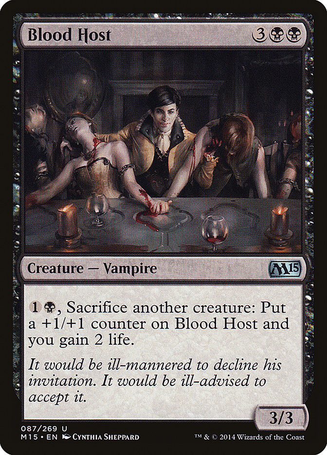 MTG Card Title: Blood Host M15/87
