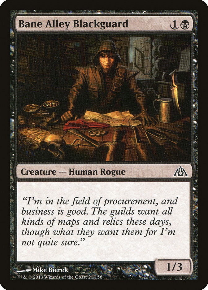 MTG Card Title: Bane Alley Blackguard DGM/21