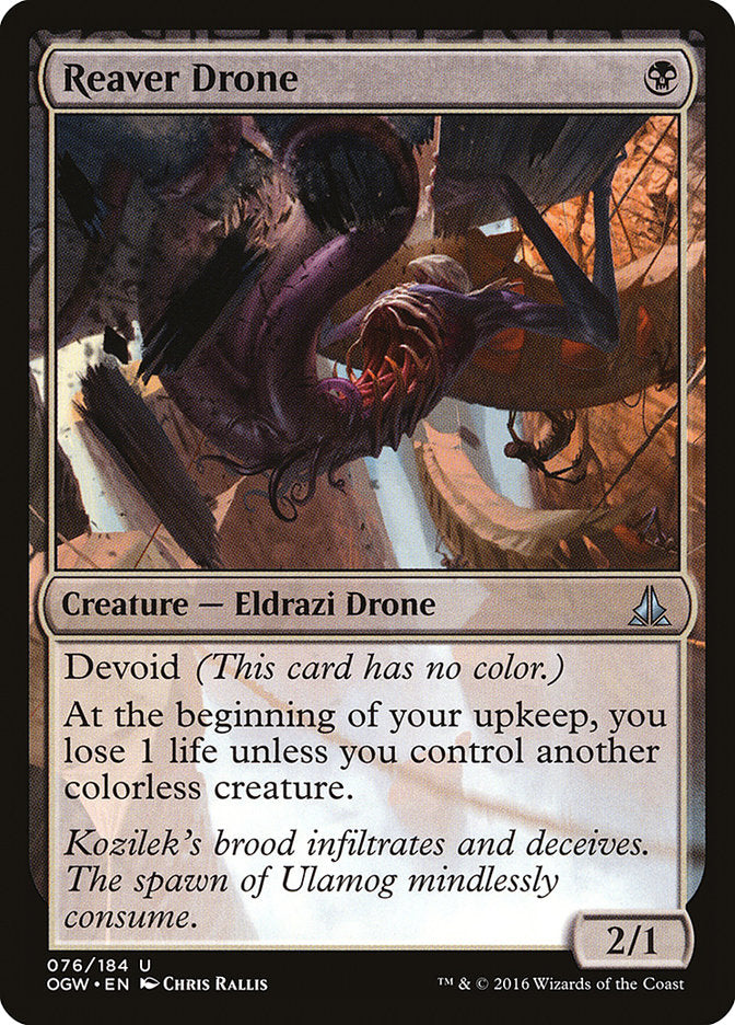 MTG Card Title: Reaver Drone OGW/76