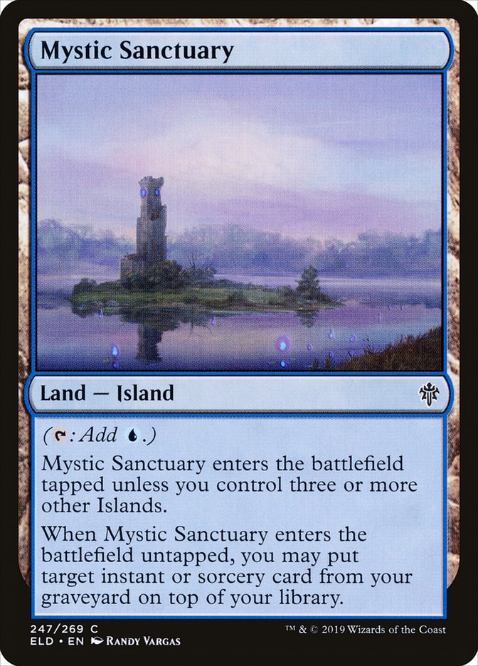 MTG Card Title: Mystic Sanctuary ELD/247