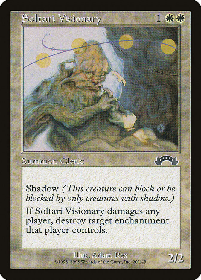 MTG Card Title: Soltari Visionary EXO/20