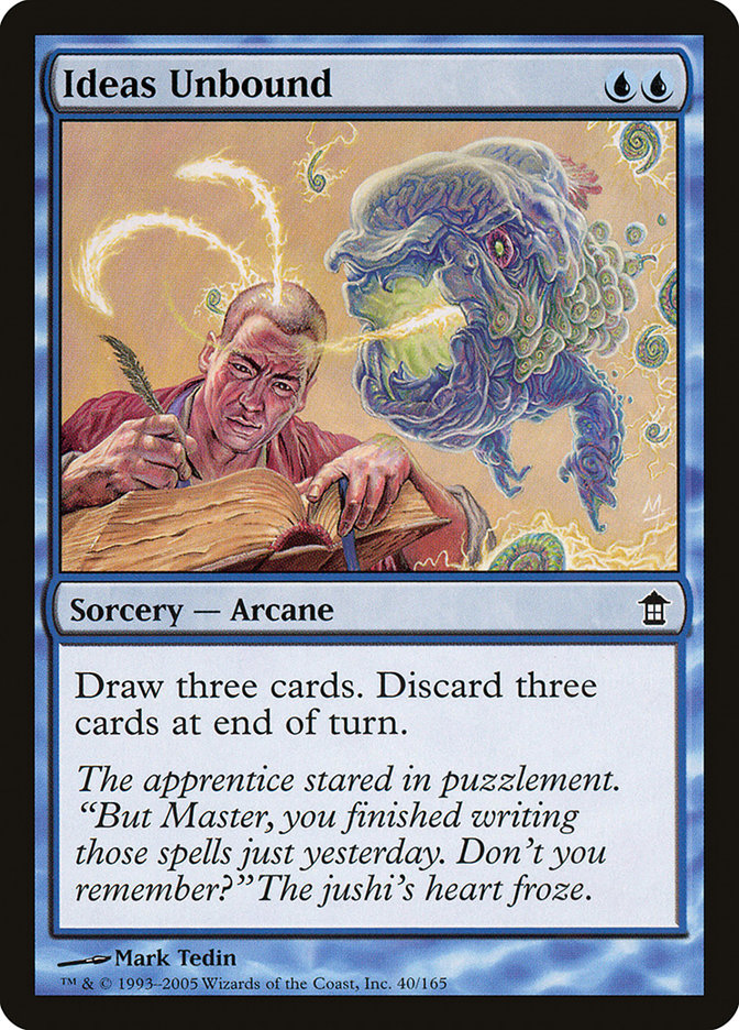 MTG Card Title: Ideas Unbound SOK/40