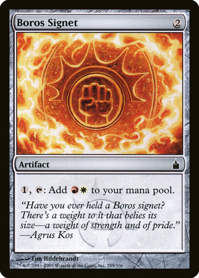 MTG Card Title: Boros Signet RAV/255