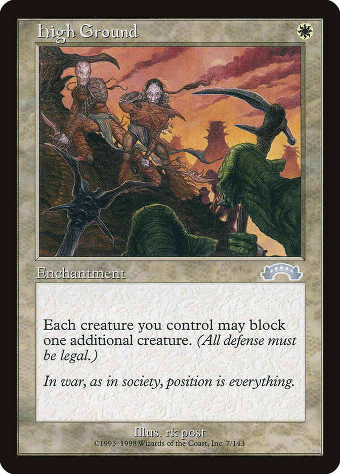 MTG Card Title: High Ground EXO/7