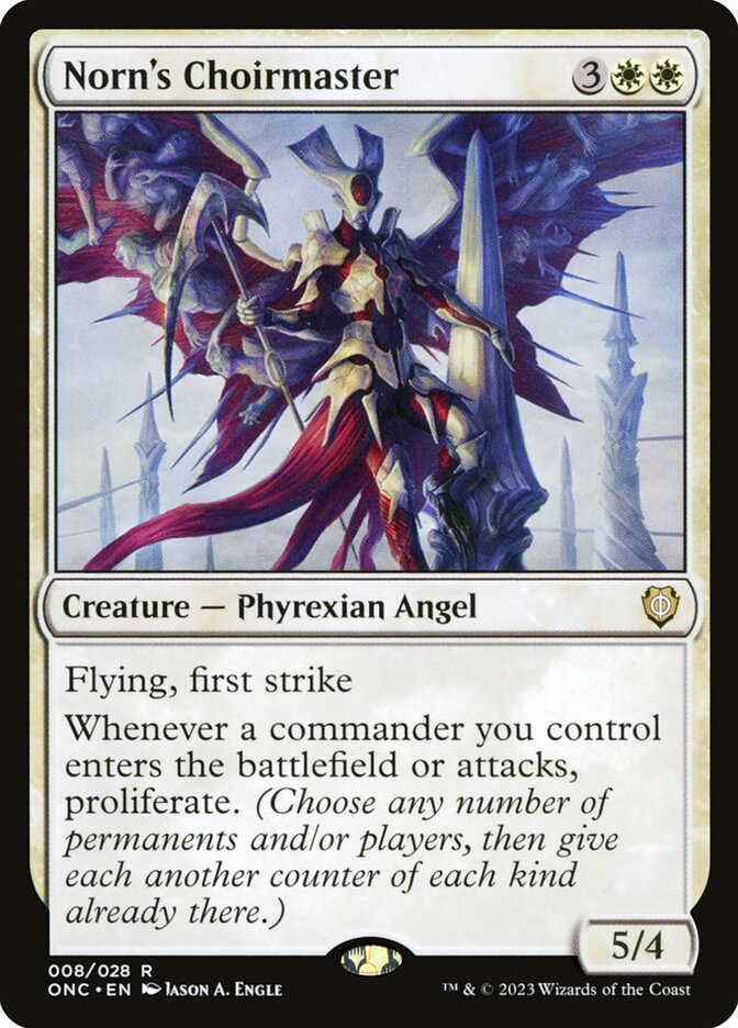 MTG Card Title: Norn's Choirmaster ONC/8