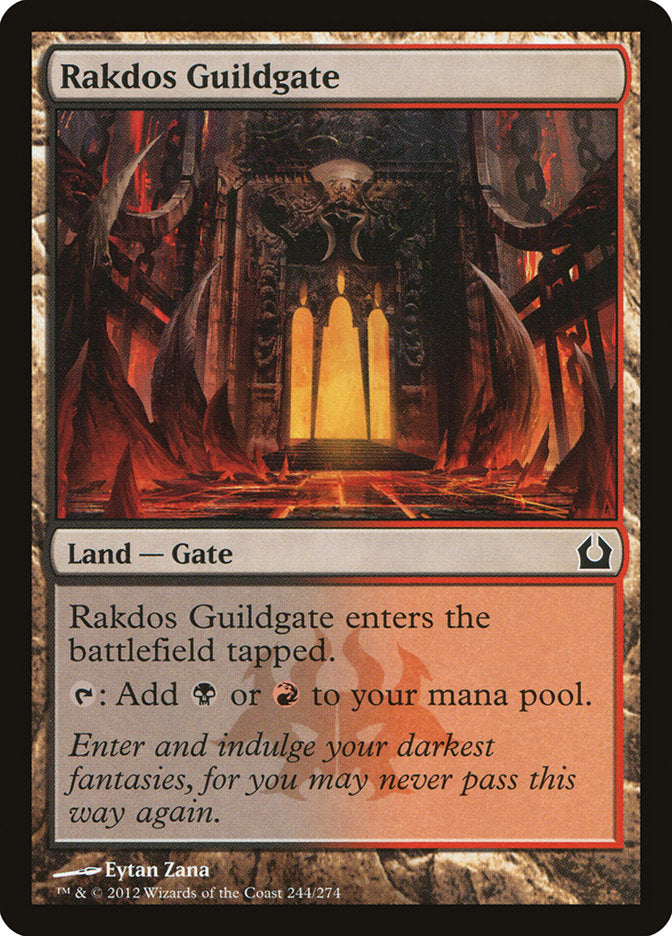 MTG Card Title: Rakdos Guildgate RTR/244