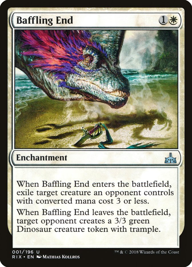 MTG Card Title: Baffling End RIX/1