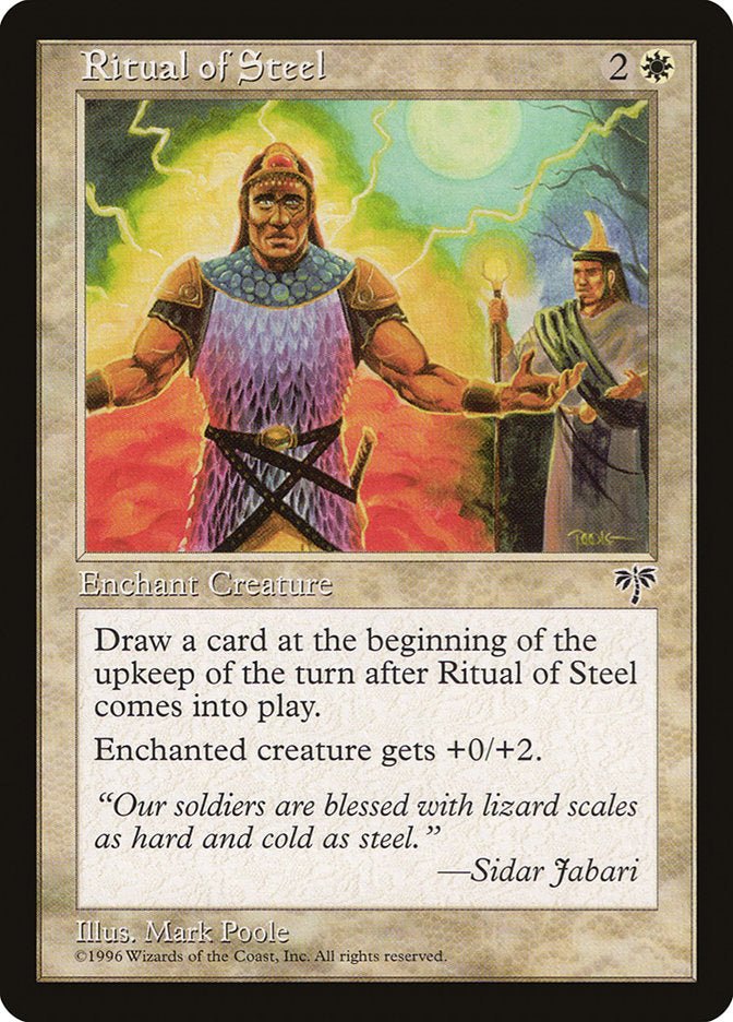 MTG Card Title: Ritual of Steel MIR/36