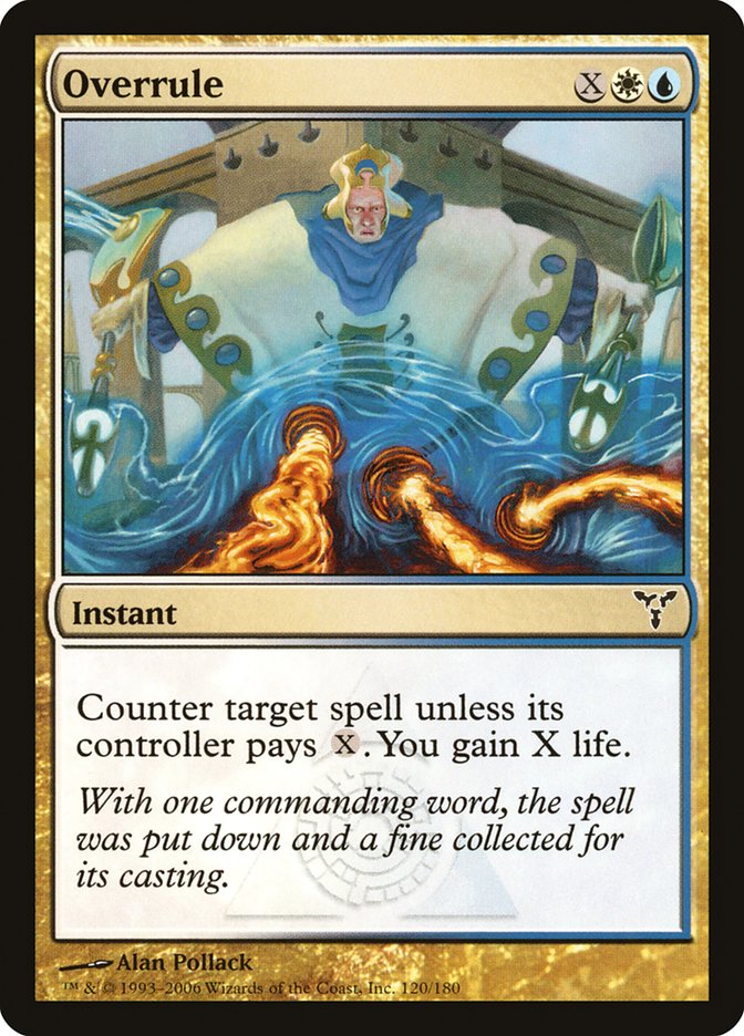 MTG Card Title: Overrule DIS/120