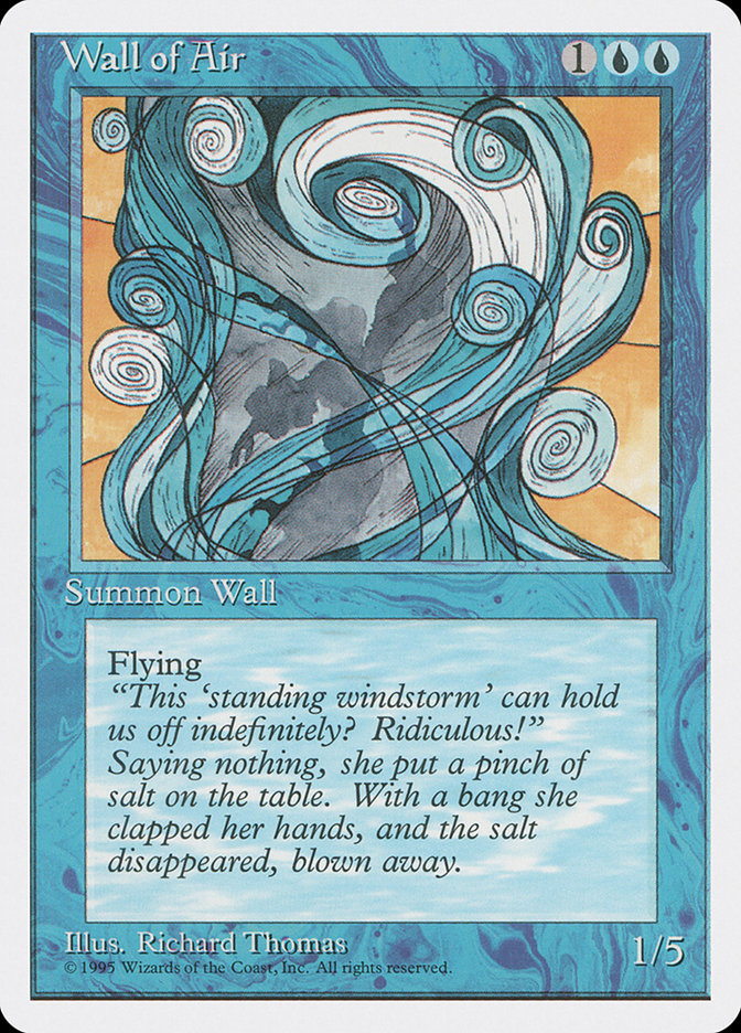 MTG Card Title: Wall of Air 4ED/113