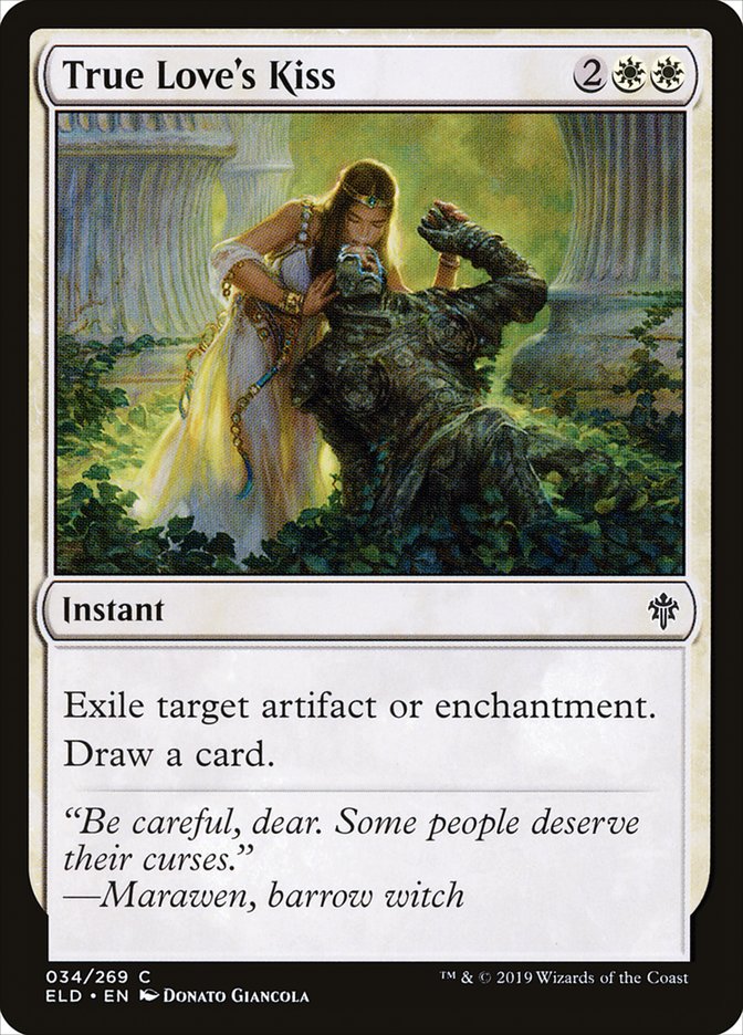 MTG Card Title: True Love's Kiss ELD/34