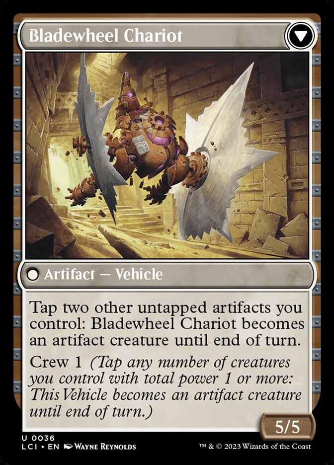 Spring-Loaded Sawblades // Bladewheel Chariot LCI/36