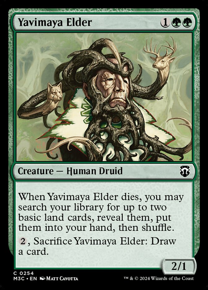 MTG Card Title: Yavimaya Elder M3C/254