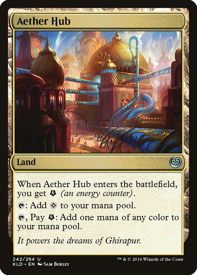 MTG Card Title: Aether Hub KLD/242