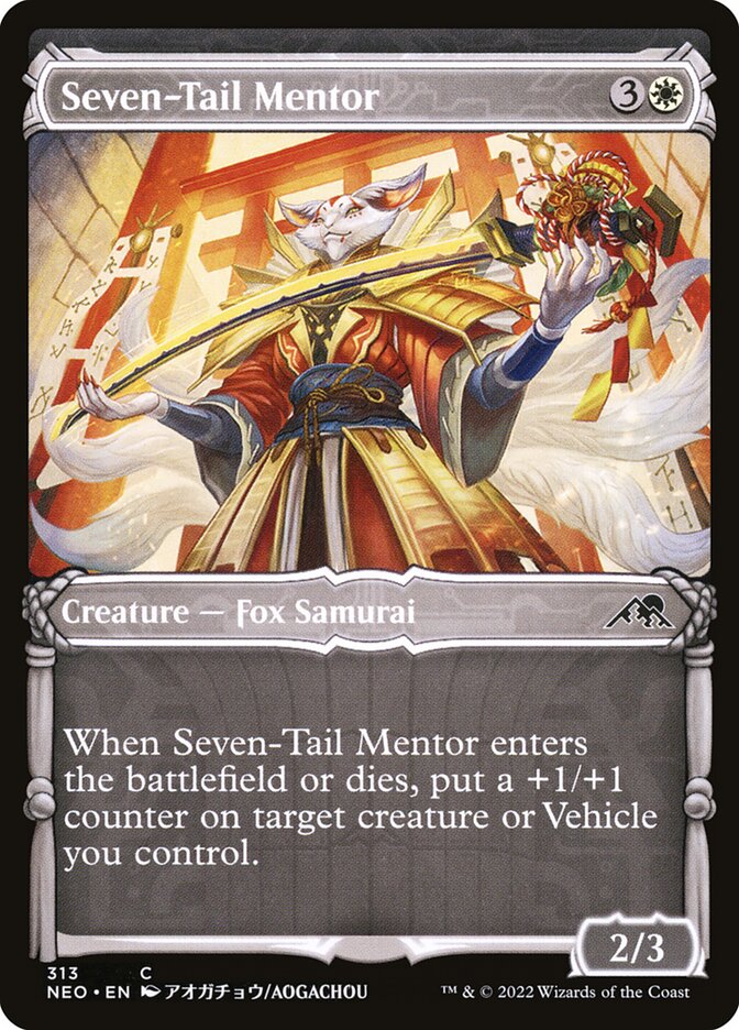 MTG Card Title: Seven-Tail Mentor NEO/313