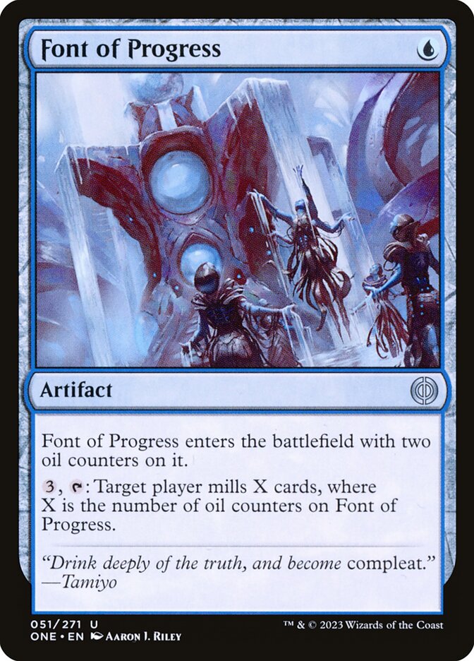 MTG Card Title: Font of Progress ONE/51