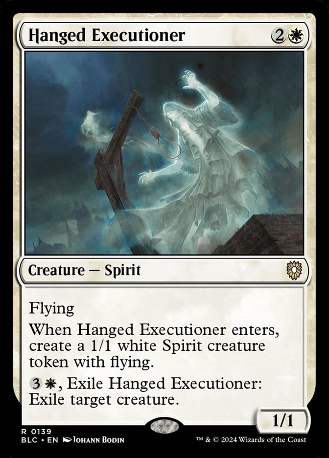 MTG Card Title: Hanged Executioner BLC/139