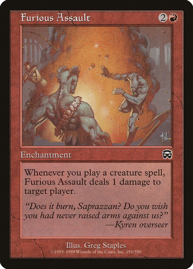 MTG Card Title: Furious Assault MMQ/191