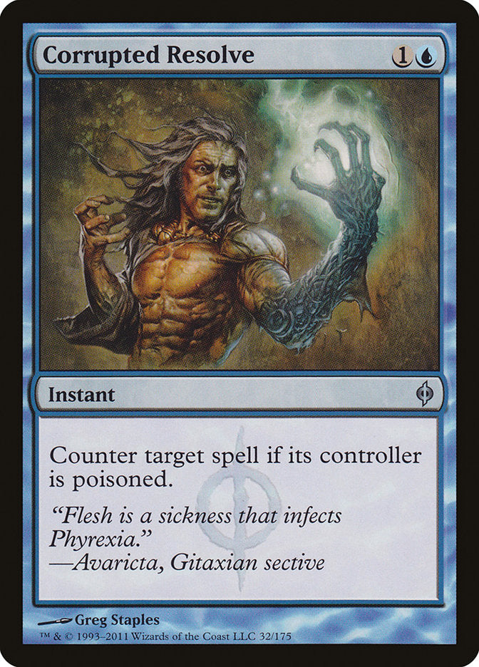 MTG Card Title: Corrupted Resolve NPH/32
