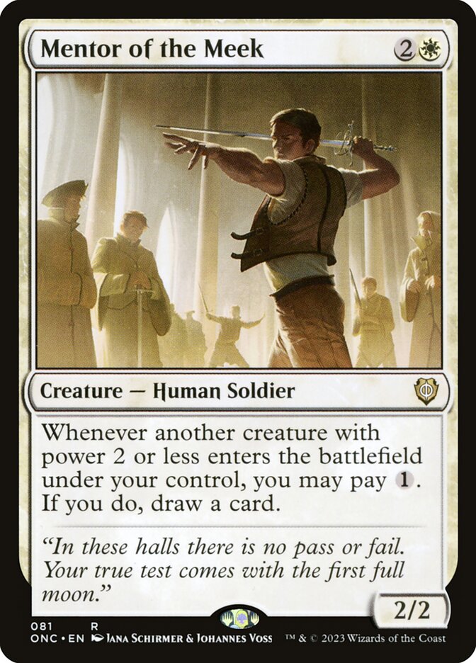MTG Card Title: Mentor of the Meek ONC/81