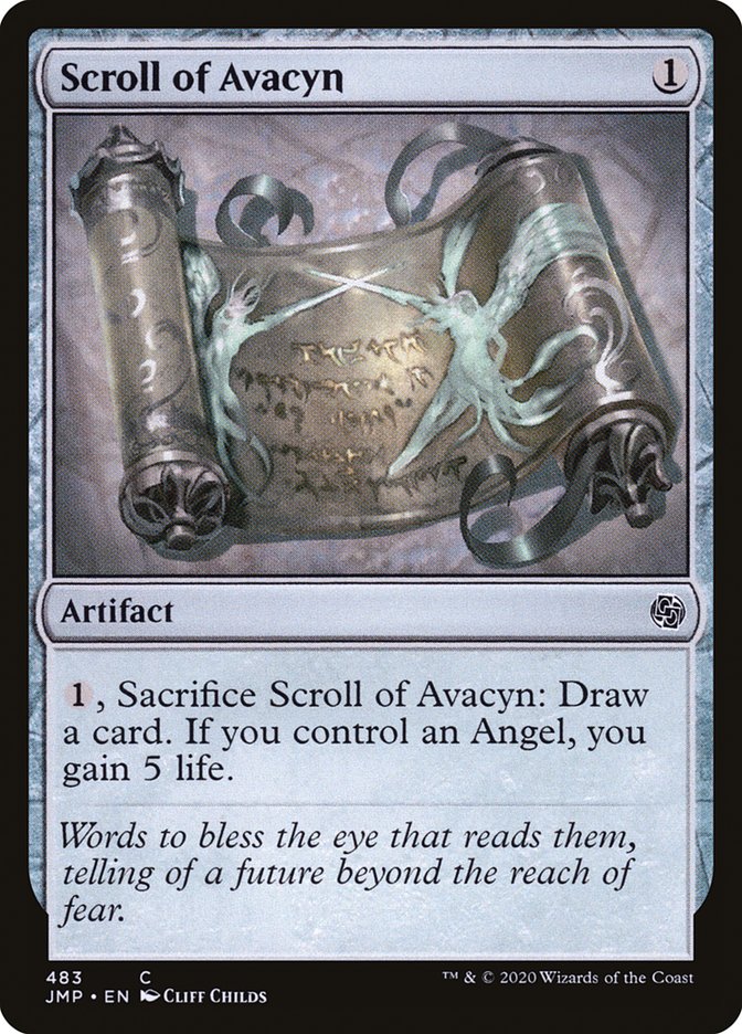 MTG Card Title: Scroll of Avacyn JMP/483