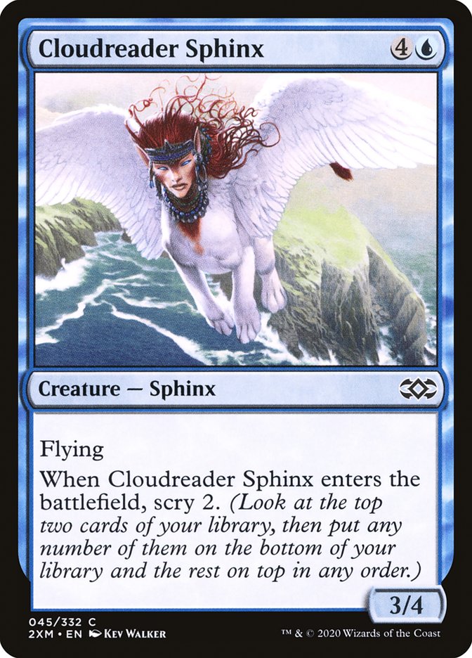 MTG Card Title: Cloudreader Sphinx 2XM/45